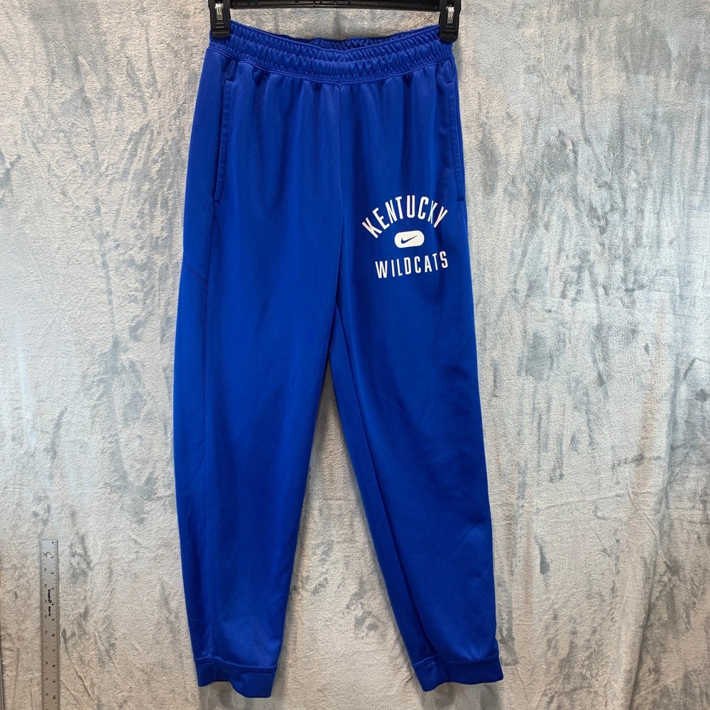 Nike Kentucky Wildcats Dri-FIT Blue Tapered Joggers Mens Small NCAA Sweatpants